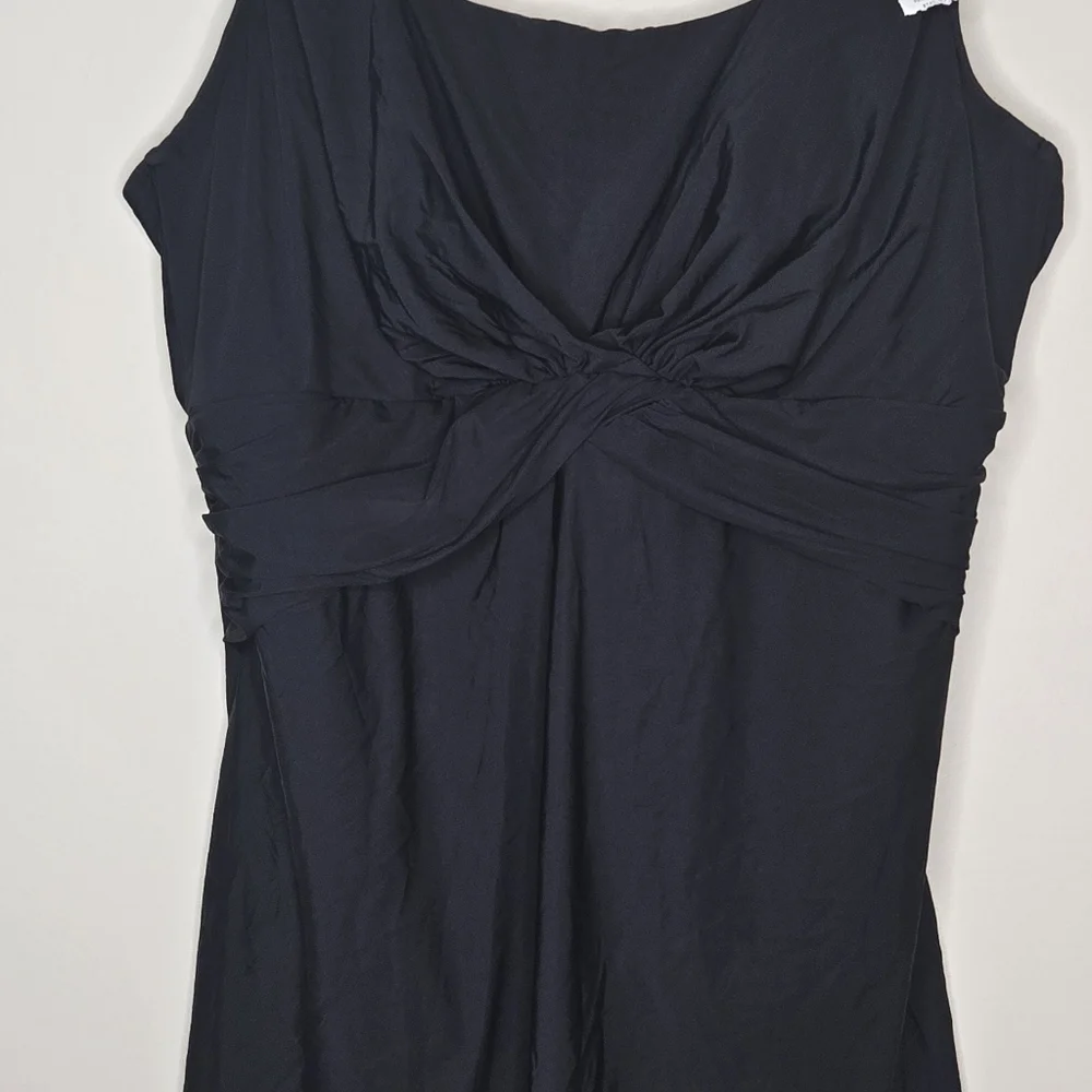 LANDS END NWT Adjustable Strap Swim Dress